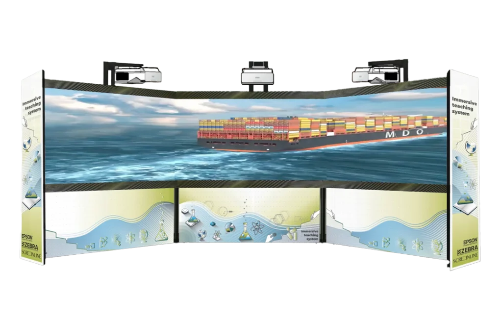 Ambienti immersivi: Epson Immersive Teaching System nella sezione Audio e video nel sito della DLogic srl